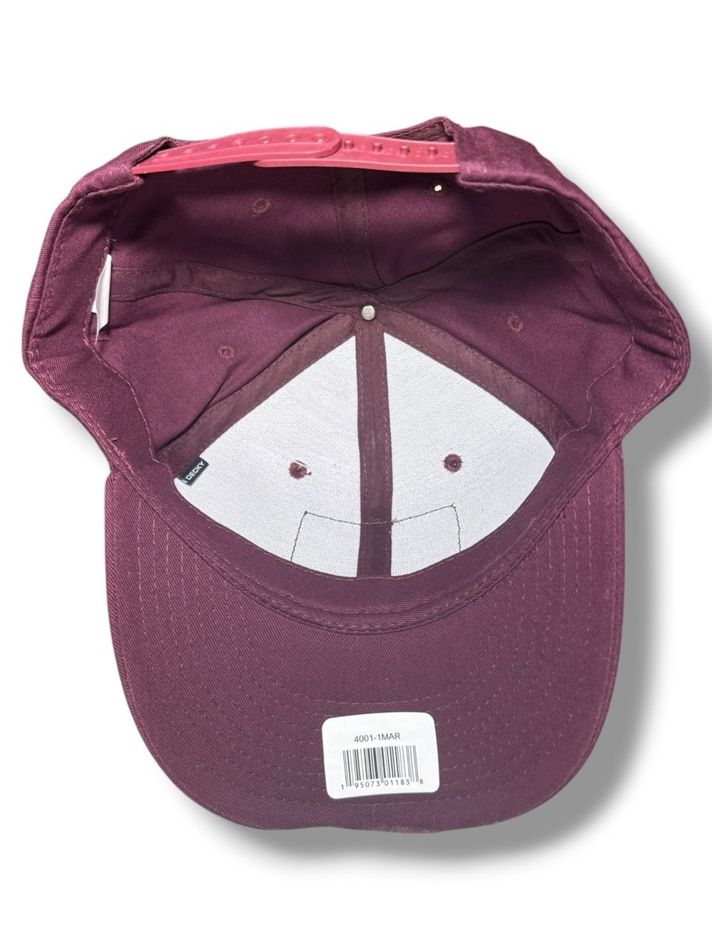 Decky Johnny Cash Patch Snapback Hat Deep Plum - Picture 5 of 5